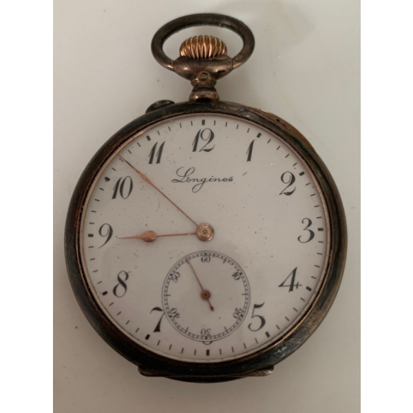 Antique Longines Wart Burg DRGM Pocket Watch