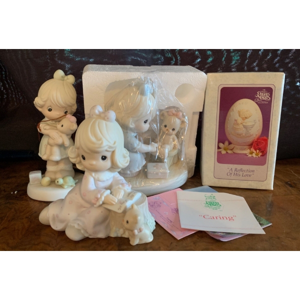 Precious Moments Porcelain Ornaments & Figurines 4T (Set of 4, Including Egg)