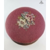 Image 1 : Antique Victorian Footstool Featuring A Dark Wooden 7''INCHES HEIGHT , 13''INCHES WIDTH.