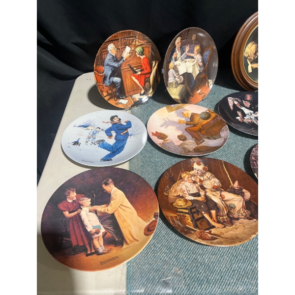 Norman Rockwell Decorative Collectors Plates