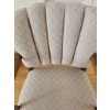 Image 3 : Upholstered Chair with Wood Frame and Carved Arm Details