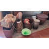 Image 1 : Selection of Baskets, Tallest 14 dia 13 h, Vases, Copperware Tallest 20 h, Teddy Bears & more