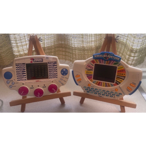 Handheld Gaming Devices 'Wheel of Fortune & Jepoardy'