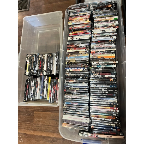  huge dvd collection. All disks are in boxes. 

