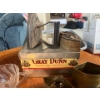 Image 2 : Large collection of vintage items, tins, irons, oil, and entrance and serving trays