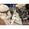 Image 11 : Star Wars Helmets, Monster Head Game, Toy Blaster, and Military Plane Model Lot