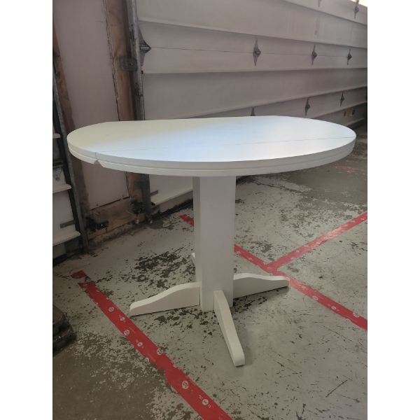 Space Saving Pedestal Table 38x30