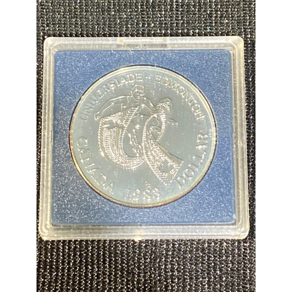 Universiade Edmonton 1983 Silver Canadian Dollar