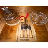 Image 1 : Cheese Set & Serving Items  Gold Filled Cutlery & More