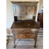Image 1 : Late 1800s riding desk with storage cupboards, original key very nicely hand built with dovetail and
