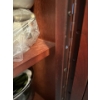 Image 9 : Large Solid Wood China Cabinet, Contents NOT Included - 75W, 18D, 80T