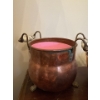 Image 6 : Antique Copperware Collection - Pots, Pans, Bowl, Measuring Cups, More 