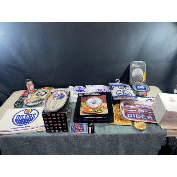 Oilers Cooking Supplies, Coasters, Toaster, Cutting Board