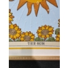 Image 3 : Framed Textile Artwork Depicting The Sun Tarot Design, 24 x 32 Inches