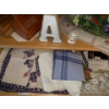 Image 3 : Home Decor, Framed Needlepoint 'Spring' Art (38L), Tablecloths, Decor, Electric Candles, More 