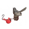 Image 4 : Lot: Metal Street Sign, Decorative Birds, Lantern, and Framed Text Panels