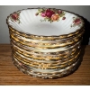 Image 2 : Vintage Royal Albert Old Country Roses Fine Bone China Collection - Plates & Bowls