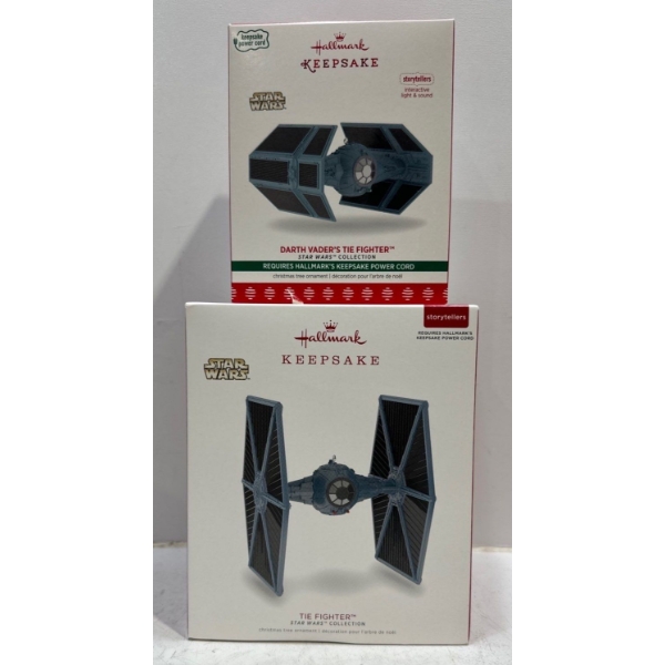 Star Wars - Tie Fighter, Darth Vader's Tie Fighter Hallmark Ornaments