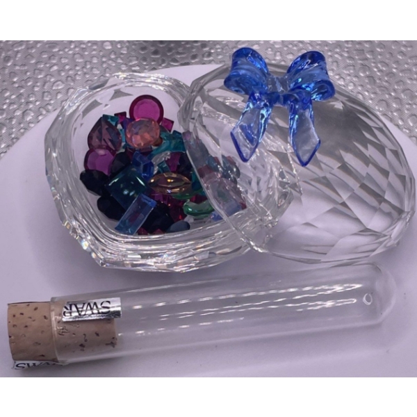Swarovski Crystal Candy Dish with Mini Crystal Candies