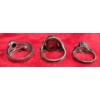 Image 3 : 3 Silver Coloured Rings with Unknown Stamps