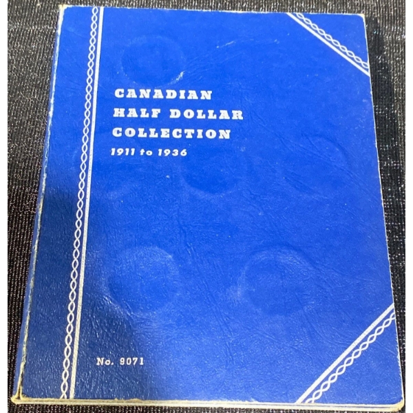 Silver Canadian Half Dollars Book