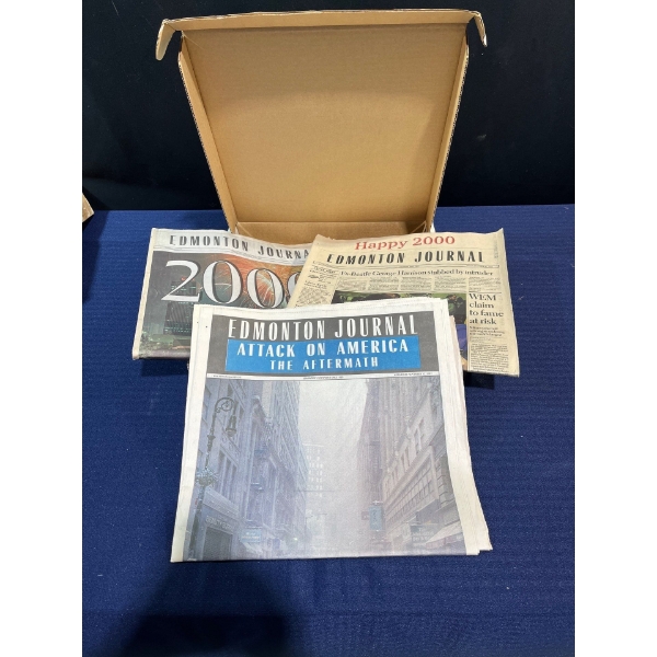 2000/2001 Memorabilia Newspapers