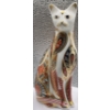 Image 1 : Gorgeous English Royal Crown Derby Bone China Cat - 5.5 In Tall