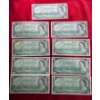 Image 1 : 1967 Canadian One Dollar Bills (9)