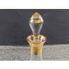 Image 8 : Hand Painted Czech Glass Decanter and 6 Glasses with Gold Trim