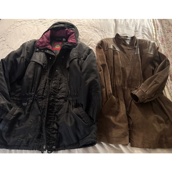 Vintage Fall Outerwear - Size Ladies Large - Genuine Suede & more