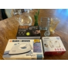 Image 1 : Selection of Items. Included Is A Black & Decker Iron, Searchlight VTek Auto Monitor And Variety Of 