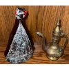 Image 4 : Brass Incense Holders w/ handmade collectible bottle & More! 2"tall