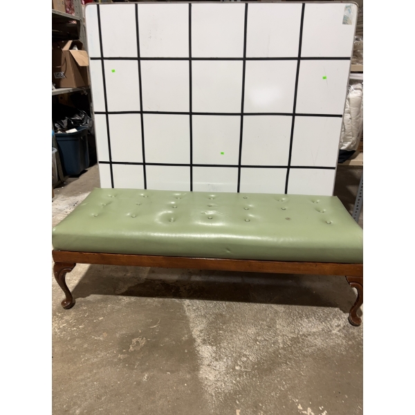Green Sitting Room Bench