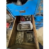 Image 8 : blue solid wood cabinet with 20 pullout drawers. All contents included lots of great treasures to be