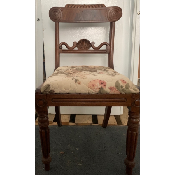 Antique Wooden Chair (Top is Coming Off) -  17W, 18D, 36T