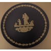 Image 4 : Wedgwood Jasperware Blue Stein &Â  Saucer w/ 3 Decorative PlatesÂ 
