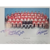 Image 4 : Team Canada 1972 Group Photograph Signed by Brad Park, Marcel Dionne, Don Awrey, Pete Mahovlish