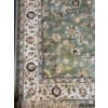 Image 2 : Silk Rug 48Wx68H (Peach, Cream, Sage, Gold-Yellow, and Black)