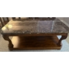 Image 5 : Stone Top Tapered Leg Table Collection 41L - 2 Tiers 