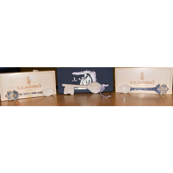lladro: Key 5.5 W and Collector Spoons