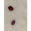 Image 1 : 2 garnets small one purple and red colour clarity is moderate cut medium is 1.08 carrots small garne