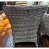 Image 6 : Four-Piece Wicker Patio Furniture Set with Cushions