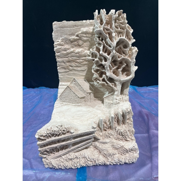 Tammy Salzl "Fences" Hydrostone 10Wx10Dx15H