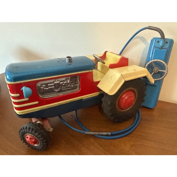 Vintage Gama 800E/10 Tractor Toy w/ Remote Control - Made In Germany 15.75" Long 