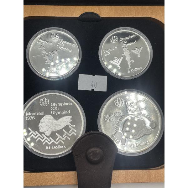 1976 Montreal Olympic Coin Set