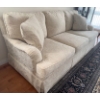 Image 2 : Sherrill Furniture -  Brocade Ivory 3 Seat Sofa 84x32x32