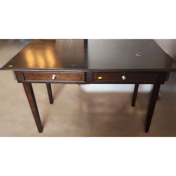 Desk w/ 2 Small Drawers 47 W, 27 D, 30 T 