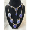 Image 2 : 4 Stamped .925 Lapis Lazuli Necklaces With Pendant