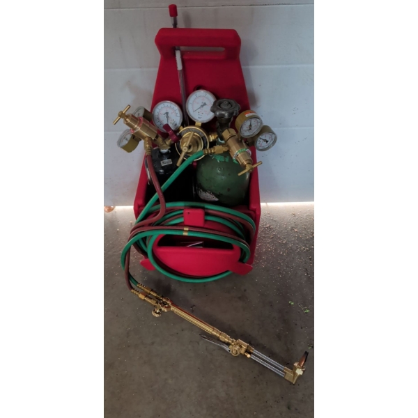 Portable Heavy Duty Oxyacetylene Welding & Cutting Torch Kit 