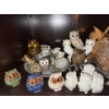 Image 3 : Decorative Owl Collection #3 -  Owl Lamp, Lovely Owl Trinket Box, Small Solid Metal Owl 